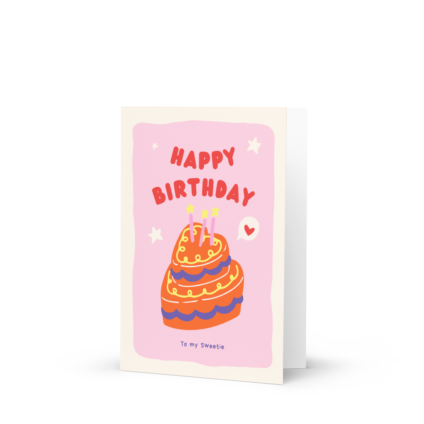 To my sweetie Birthday Card